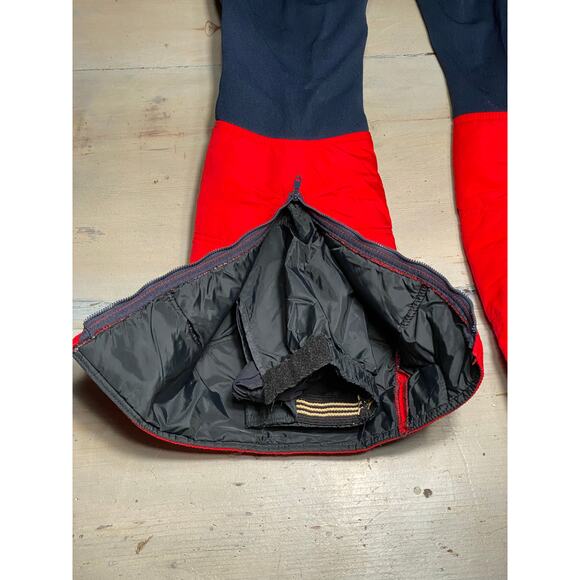 Vintage Roffe Mens Navy Blue W/Red Trim Olympic Ski Pants USA Made - size 36 R - Picture 8 of 12